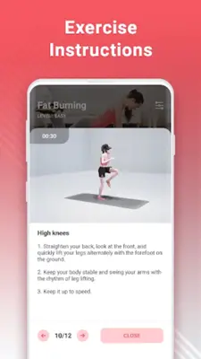 HIIT Female Workout android App screenshot 0