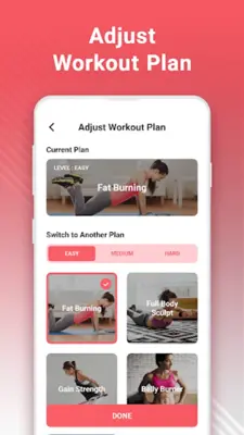 HIIT Female Workout android App screenshot 1